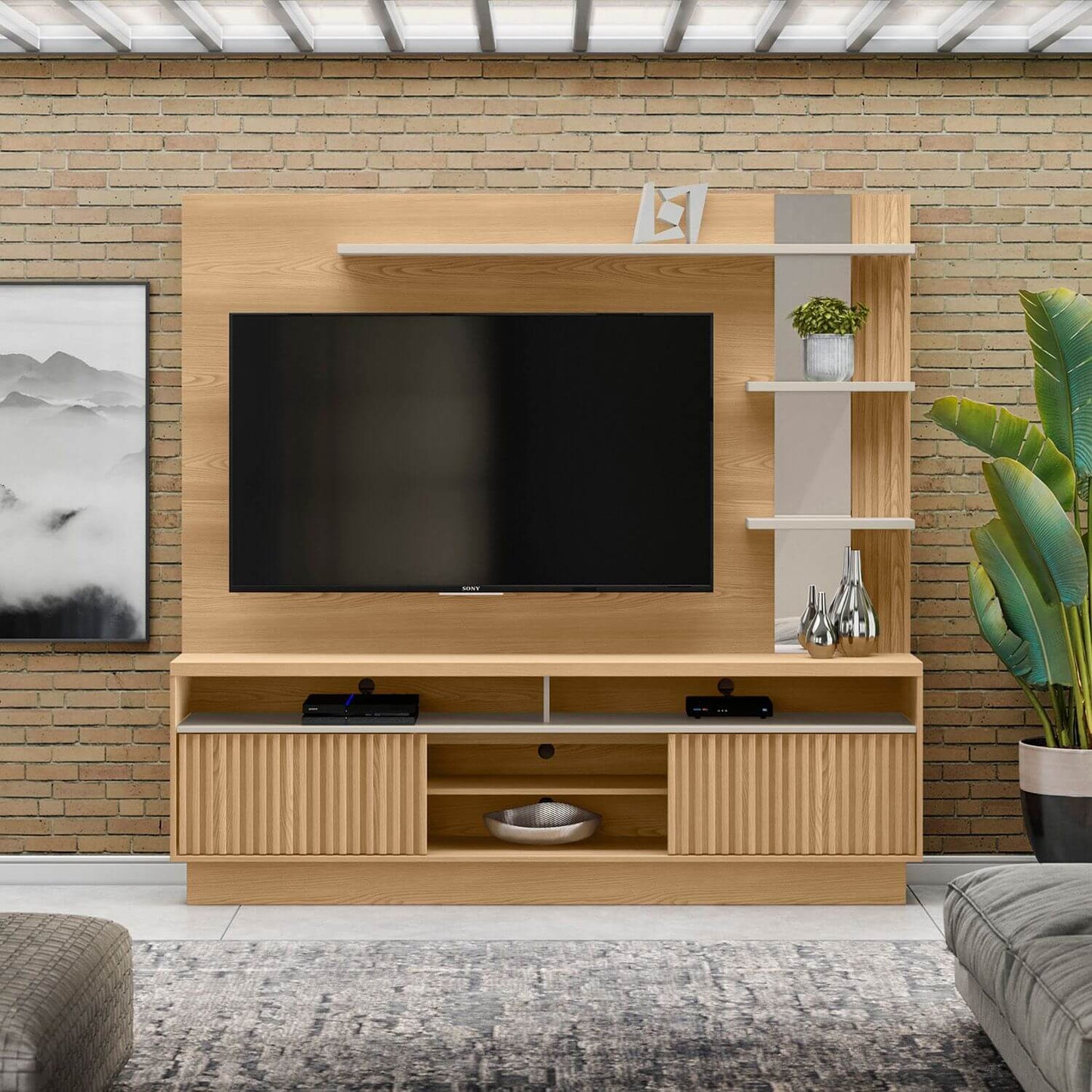 Centro de Entretenimiento para 65" Deco Muebles