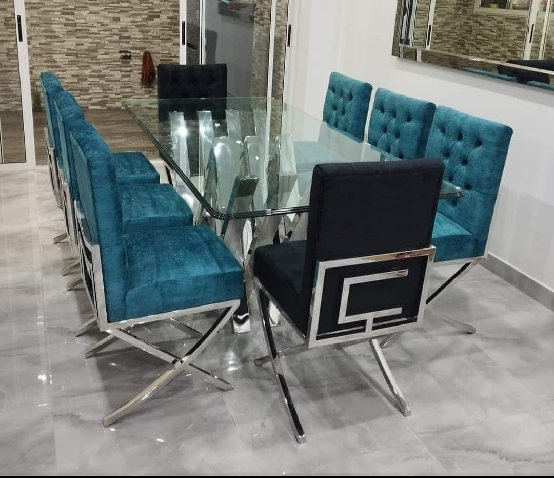 Comedor de acero 100% Inoxidable Deco Muebles