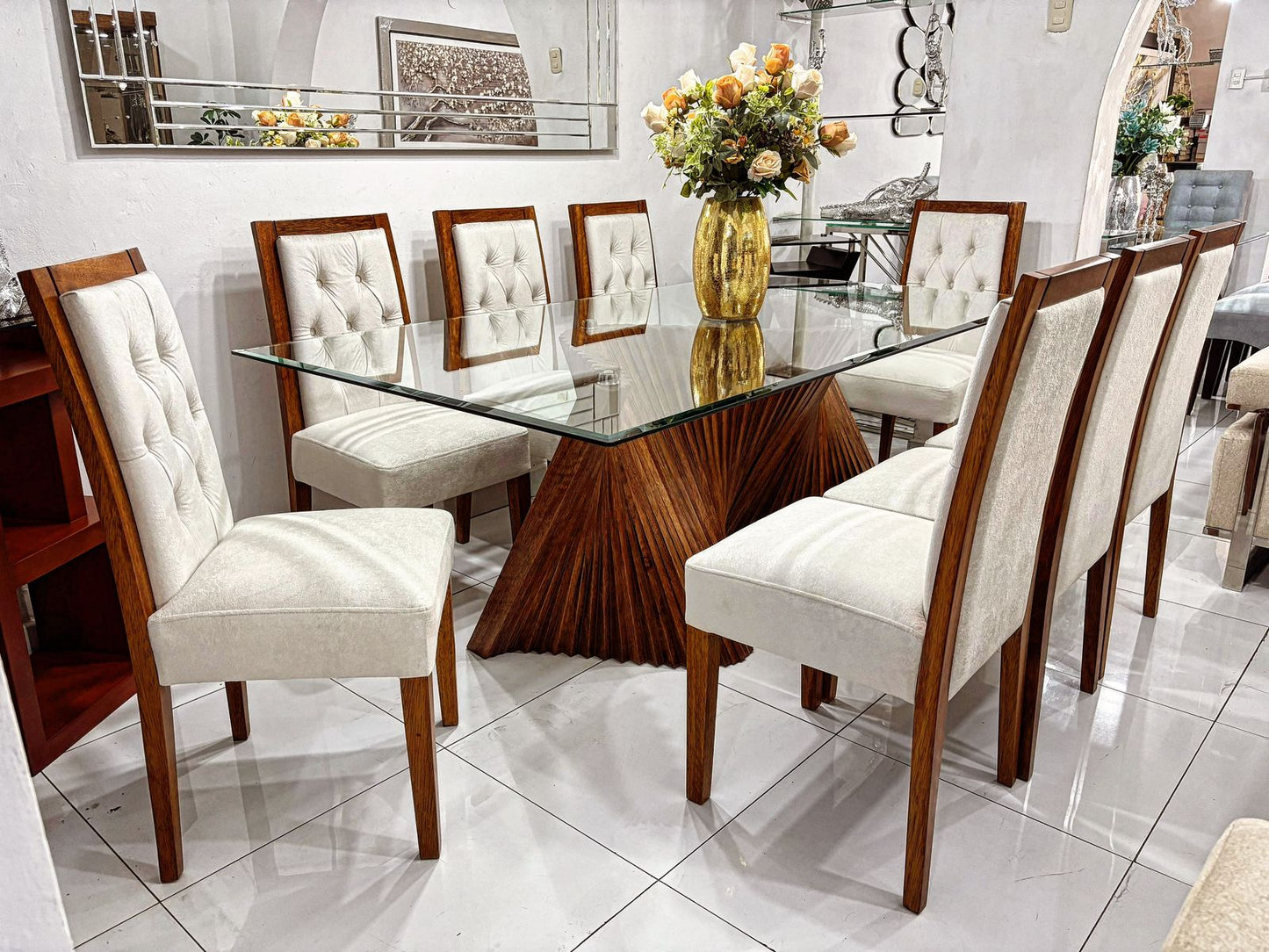 Juego comedor de 6 sillas