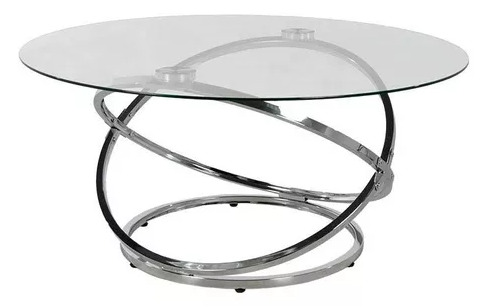 Mesas de centro en acero inoxidable