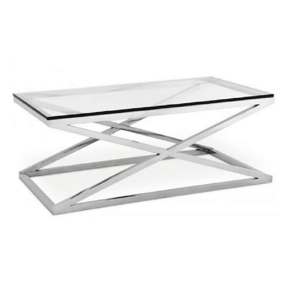 Mesas de centro en acero inoxidable