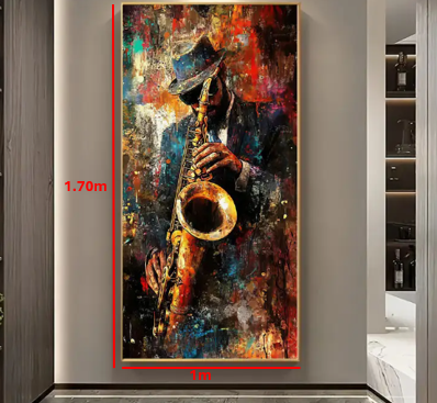 Cuadros para sala en oleo Deco Muebles