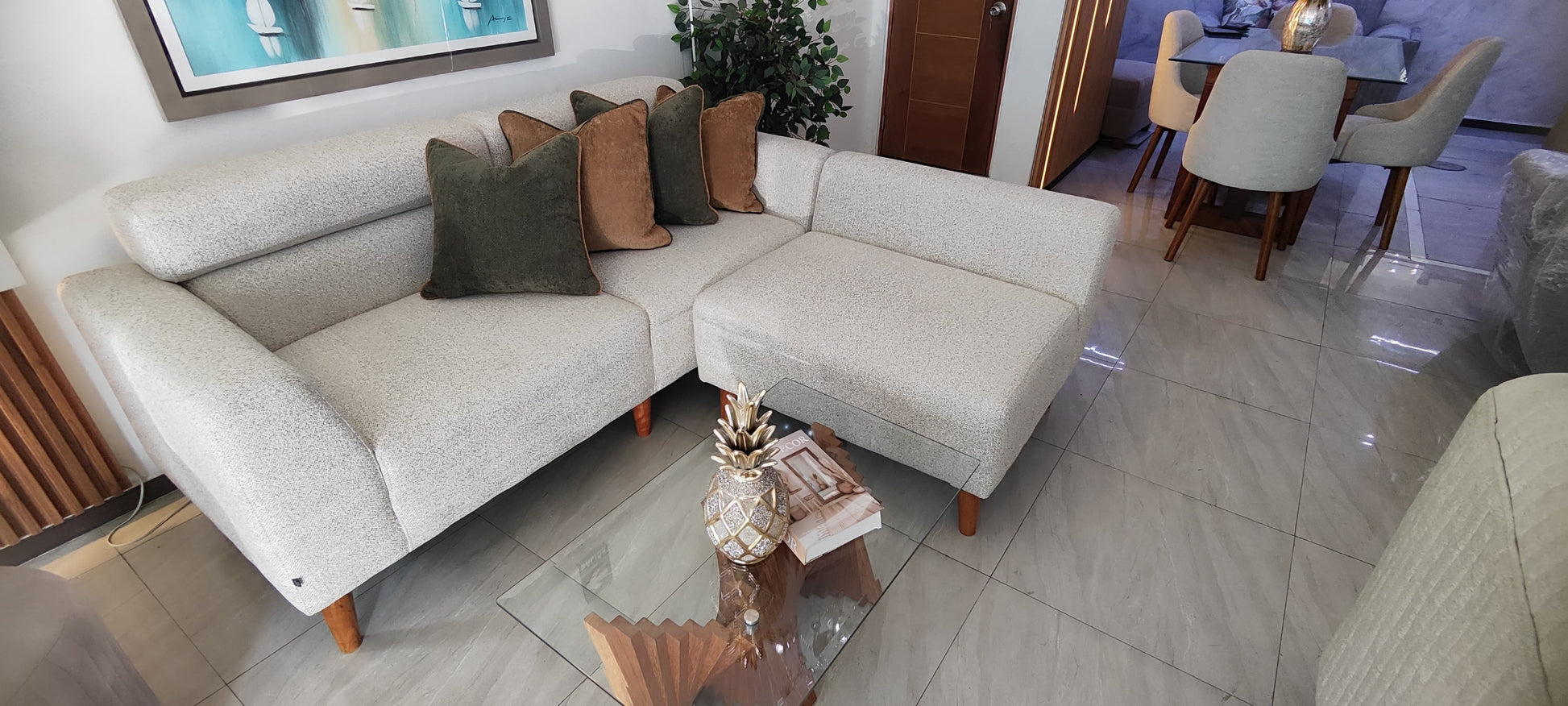 Juego de sofa para salas pequeñas