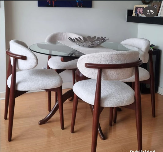 Comedor redondo para 4 personas - Deco Muebles
